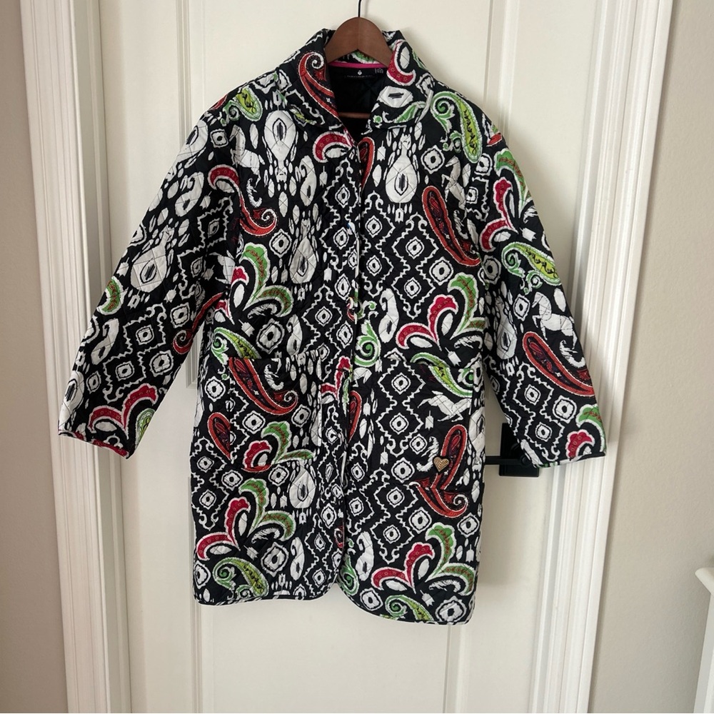Emily Lovelock Quilted Patterned Jacket
